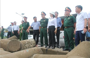 Kiểm tra công tác phòng, chống thiên tai và tìm kiếm cứu nạn tại Cà Mau