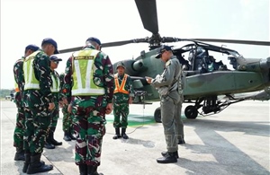 Năm nước diễn tập đổ bộ đường không tại Indonesia