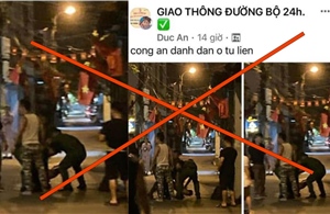 Hà Nội: Bác bỏ thông tin Công an phường Tứ Liên đánh người