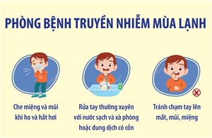 Phòng bệnh truyền nhiễm mùa lạnh