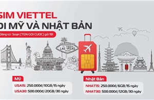 Viettel mở rộng gói cước, giảm giá hơn 50% data Roaming tại Mỹ và Nhật Bản