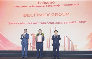Tập đoàn Becamex 6 năm liền dẫn đầu bảng xếp hạng nhóm Bất động sản công nghiệp