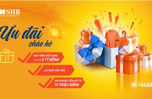 Tiết kiệm cùng SHB – Đầu tư an toàn, rinh ngàn quà tặng