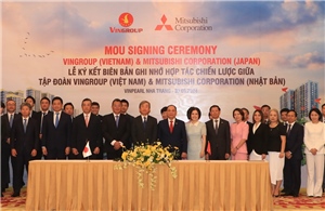 Vingroup và Mitsubishi Corporation ký biên bản ghi nhớ hợp tác chiến lược toàn diện