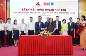  SHB ký kết hợp tác với Tổng Công ty Thép Việt Nam