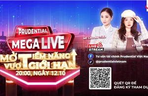 Prudential &#39;bắt trend&#39; với Mega Livestream dành riêng cho giới trẻ