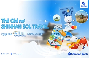 Ra mắt thẻ ghi nợ quốc tế Sol Travel