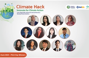 Hợp tác xuyên biên giới, giải quyết thách thức về khí hậu tại Climate Hack 2024