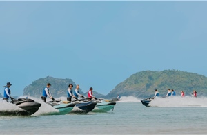 Hậu trường show Jetski bắn pháo hoa hoành tráng nhất tại Cát Bà sắp tới