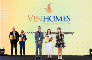 Vinhomes lần thứ 10 được Hubexo Asia Awards vinh danh là chủ đầu tư hàng đầu