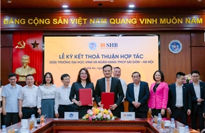 SHB ký kết hợp tác với Trường Đại học Vinh
