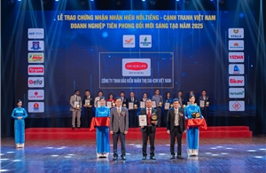 &#39;Top 10 Nhãn hiệu nổi tiếng Việt Nam 2025&#39;