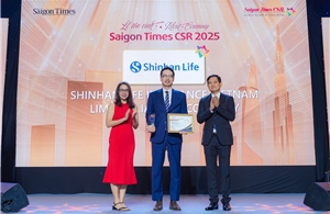 Shinhan Life Việt Nam nhận danh hiệu ‘Doanh nghiệp vì cộng đồng’ năm thứ 2 liên tiếp