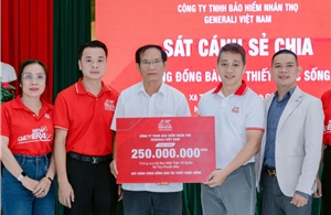 Generali Việt Nam sát cánh cùng các gia đình chịu ảnh hưởng bão lũ