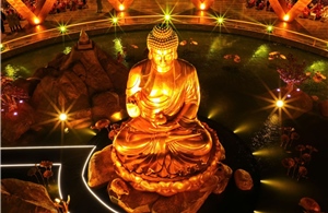 Cận cảnh tôn tượng ‘Đức Phật đến từ quá khứ’ mới an vị tại núi Bà Đen, Tây Ninh