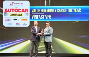 VinFast VF 6 nhận giải ‘Mẫu xe đáng tiền nhất năm’ tại Autocar India Awards 2026