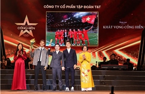 Giải thưởng Thể thao Cống hiến: 'Khát vọng Cống hiến' thuộc về Công ty CP tập đoàn T&T