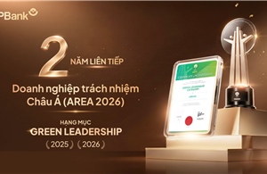 LPBank hai năm liên tiếp được vinh danh Green Leadership và Top 10 Ngân hàng ESG Việt Nam Xanh