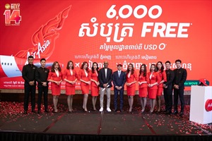 AirAsia Campuchia chính thức khai trương ba đường bay nội địa mới