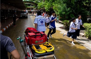 Các trường học Thái Lan diễn tập ứng phó xả súng sau vụ tấn công chết người