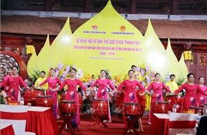 Khai hội truyền thống di sản thế giới chùa Thanh Mai