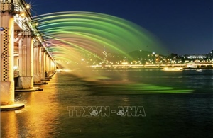 Hàn Quốc thúc đẩy kinh tế đêm qua 'Trình diễn ánh sáng sông Hàn 2026'