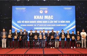 Khai mạc Giải vô địch Karate Đông Nam Á lần thứ 13 năm 2026