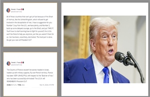 Tổng thống Trump đưa ra cảnh báo cứng rắn với hai đồng minh trong NATO vì vấn đề Iran