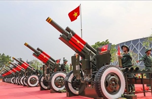 Cận cảnh dàn pháo chuẩn bị cho lễ kỷ niệm 70 năm Chiến thắng Điện Biên Phủ