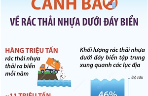 Cảnh báo về rác thải nhựa dưới đáy biển