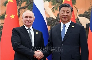 Chủ tịch Trung Quốc hội đàm với Tổng thống Nga tại Bắc Kinh