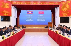 Thanh tra Chính phủ hội đàm với Đoàn đại biểu cấp cao Thanh tra Nhà nước Lào