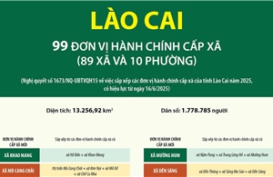 Thông tin chi tiết sắp xếp các đơn vị hành chính cấp xã của tỉnh Lào Cai