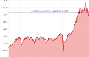 Phiên 13/11/2025: VN-Index giảm 0,42 điểm
