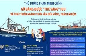 Thủ tướng Phạm Minh Chính: Gỡ bằng được 'thẻ vàng' IUU và phát triển ngành thủy sản bền vững, trách nhiệm