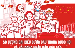 Số lượng đại biểu được bầu trong Quốc hội khóa XVI và HĐND các cấp nhiệm kỳ 2026-2031