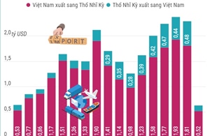 Thương mại song phương Việt Nam - Thổ Nhĩ Kỳ
