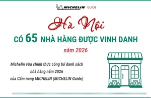 Hà Nội có 65 nhà hàng được Michelin vinh danh