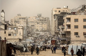 Điều bất ngờ xuất hiện giữa những đống đổ nát ở Gaza