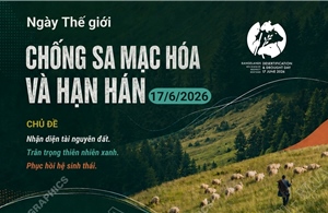 Ngày Thế giới chống sa mạc hóa và hạn hán 17/6/2026: Nhận diện, trân trọng và phục hồi