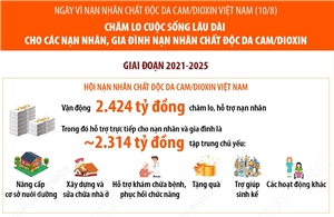 Chăm lo cuộc sống lâu dài cho các nạn nhân, gia đình nạn nhân chất độc da cam/dioxin