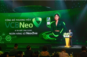 VCBNeo - công bố thương hiệu mới và ứng dụng ngân hàng số NeoOne 