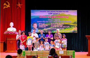 Lan tỏa yêu thương: Trường Đoàn Thị Điểm trao tặng hơn 16 triệu đồng cho Trung tâm Bảo trợ Thái Nguyên