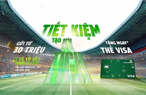 Mừng sinh nhật 63 năm, Vietcombank triển khai ưu đãi “Tiết kiệm tạo kỳ tích”