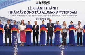 Khánh thành Nhà máy đóng tàu Alumax Amsterdam tại Việt Nam