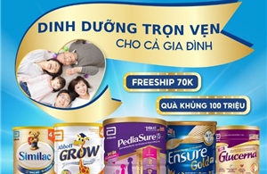 Abbott và Shopee khuyến khích người Việt ăn uống hợp lý, sống lành mạnh 