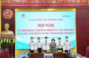Samsung khởi động dự án tư vấn cải tiến doanh nghiệp cùng tỉnh Bắc Ninh thực hiện mục tiêu kép