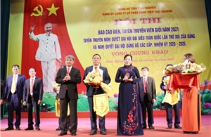 Đảng bộ Công ty cổ phần Gang thép Thái Nguyên tổ chức thi báo cáo viên, tuyên truyền viên giỏi năm 2021