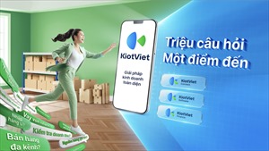 KiotViet cung cấp các giải pháp kinh doanh toàn diện đầu tiên cho tiểu thương 