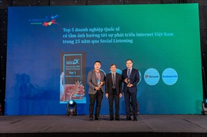 Huawei nhận giải thưởng Top 5 DN Quốc tế có tầm ảnh hưởng tới sự phát triển Internet Việt Nam